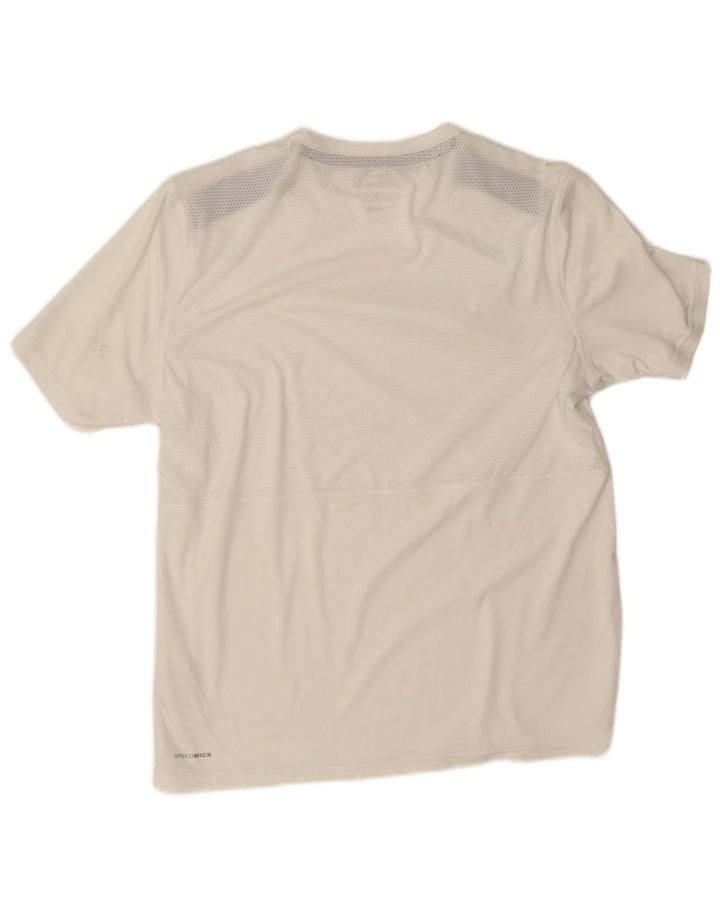 Ανδρικό T-Shirt Reebok Top Large White Colourblock Πολυεστέρας