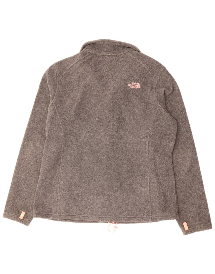 THE NORTH FACE Womens Fleece Jacket UK 18 XL Grey Polyester