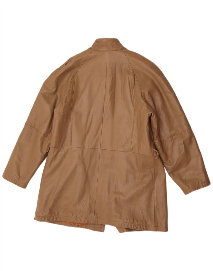 Renna Γυναικείο Δερμάτινο Μπουφάν IT 50 XL Καφέ