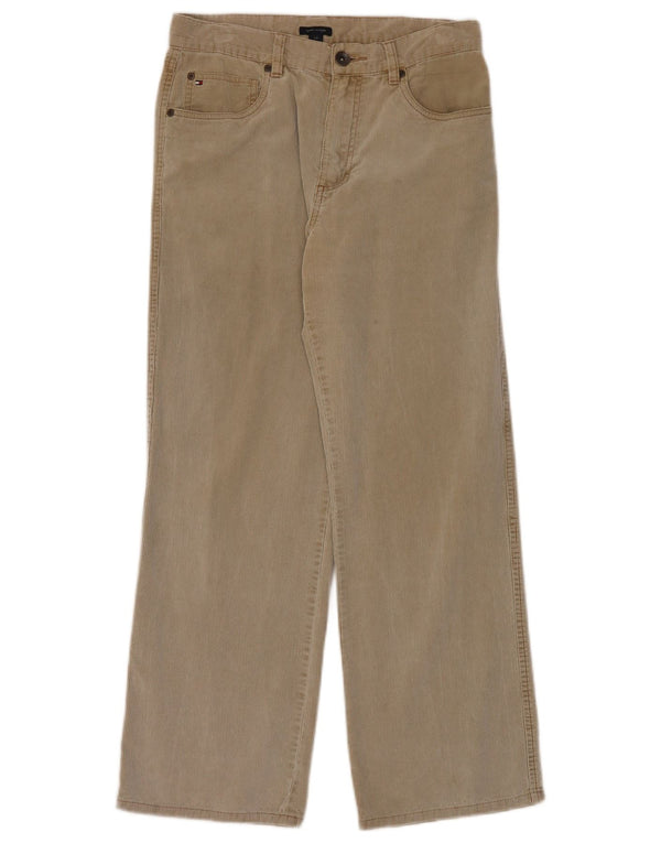 Tommy Hilfiger Boys Corduroy Παντελόνι 15-16 ετών W30 L28 Beige βαμβακερό