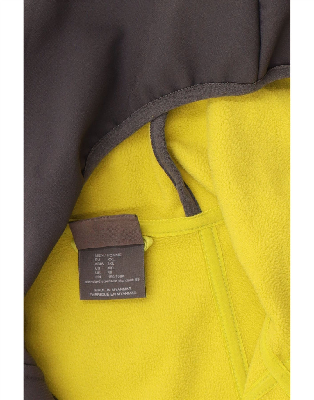 Jack Wolfskin Ανδρικό μπουφάν με κουκούλα αντιανεμικό UK 48 2XL Grey Polyester