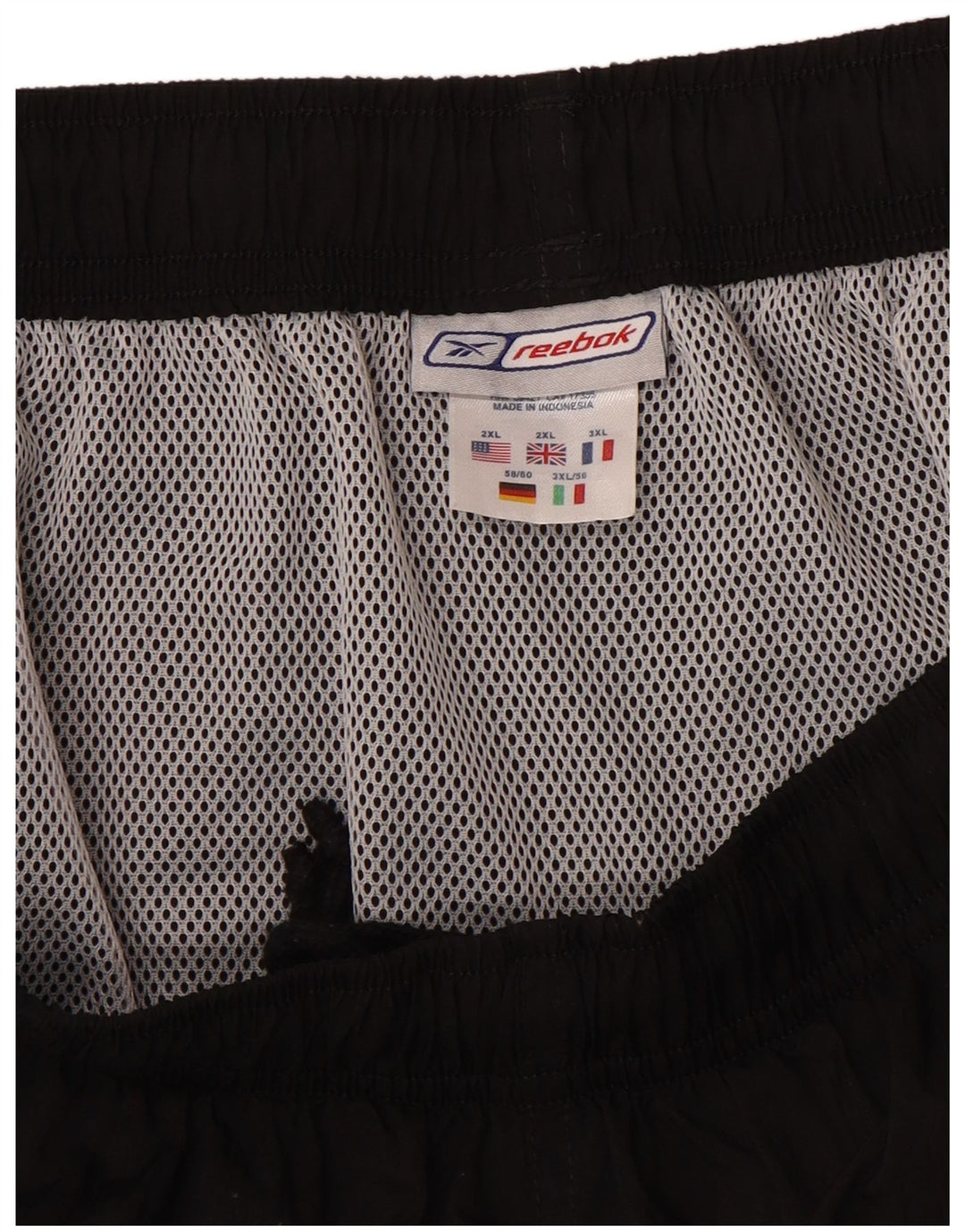Ανδρικό αθλητικό σορτς REEBOK 2XL μαύρο νάιλον