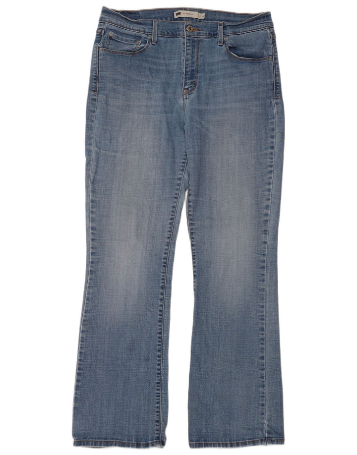 LEVI'S Womens 515 Bootcut Jeans US 14 XL W34 L31 Blue