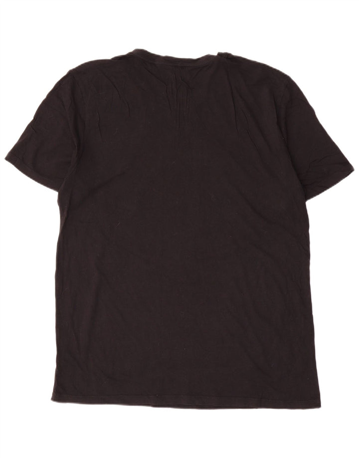 Ανδρικό γραφικό T-Shirt Hurley Top Large Μαύρο