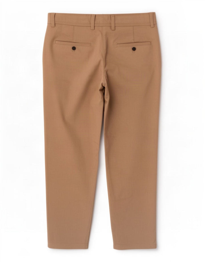 Zara Ανδρικό Slim παντελόνι Chino EU 42 Large W32 L28 Beige Polyester
