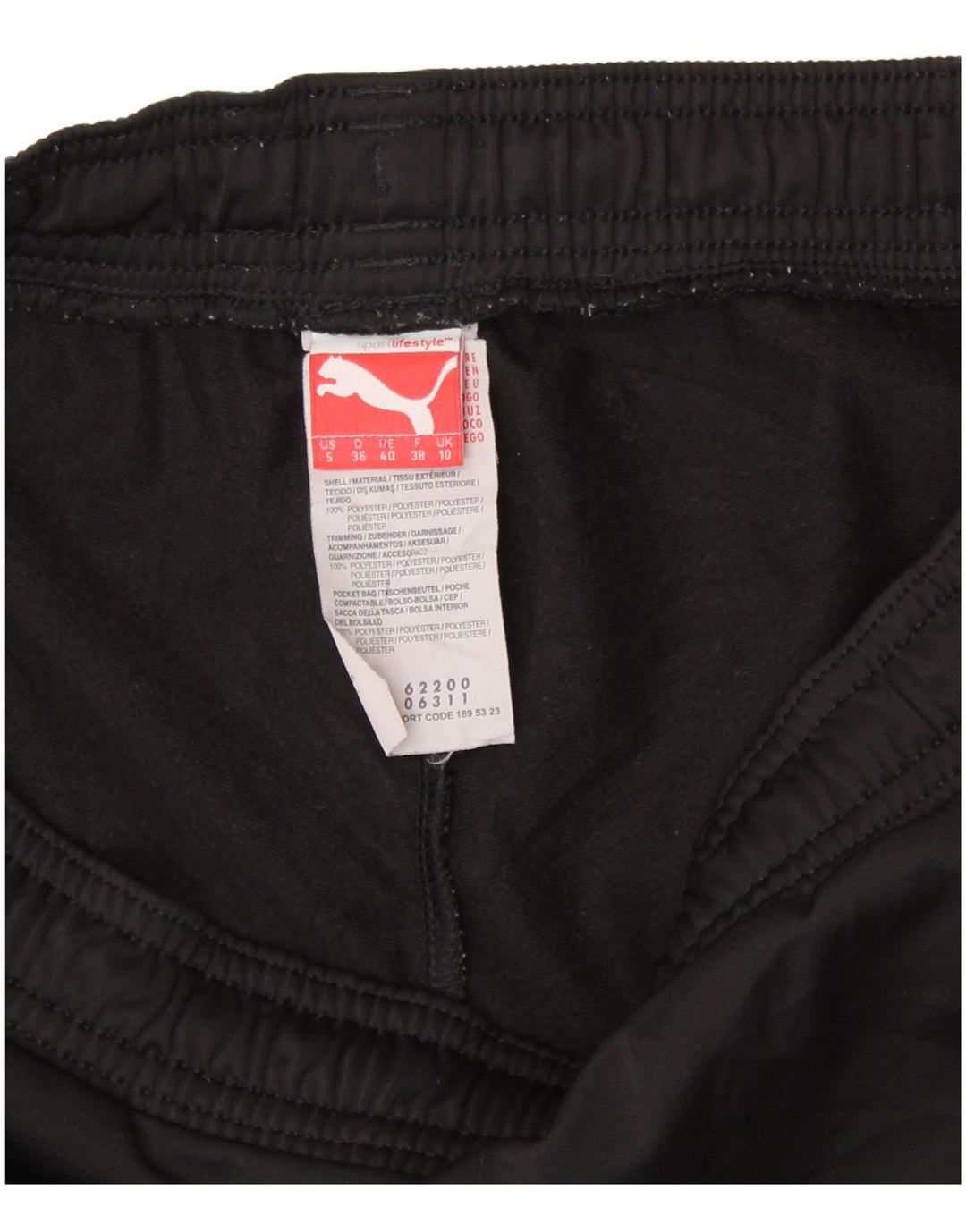 Γυναικεία φόρμα PUMA Παντελόνι UK 10 Small Black Polyester