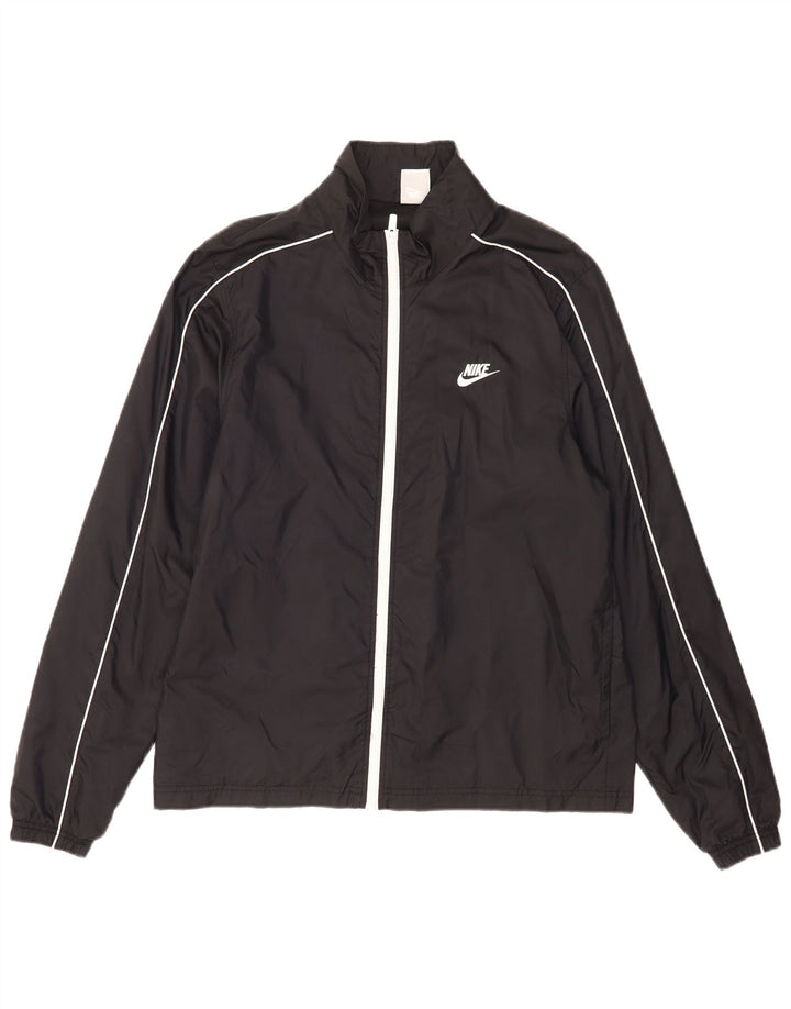 Nike Ανδρικό μπουφάν βροχής UK 40 μεγάλο μαύρο νάιλον