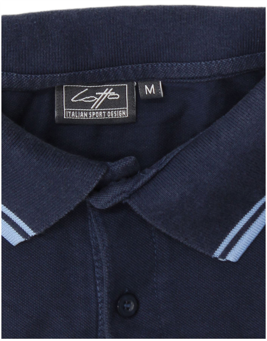 Lotto Ανδρικό Πόλο Μπλουζάκι Μεσαίο Ναυτικό Μπλε ριγέ