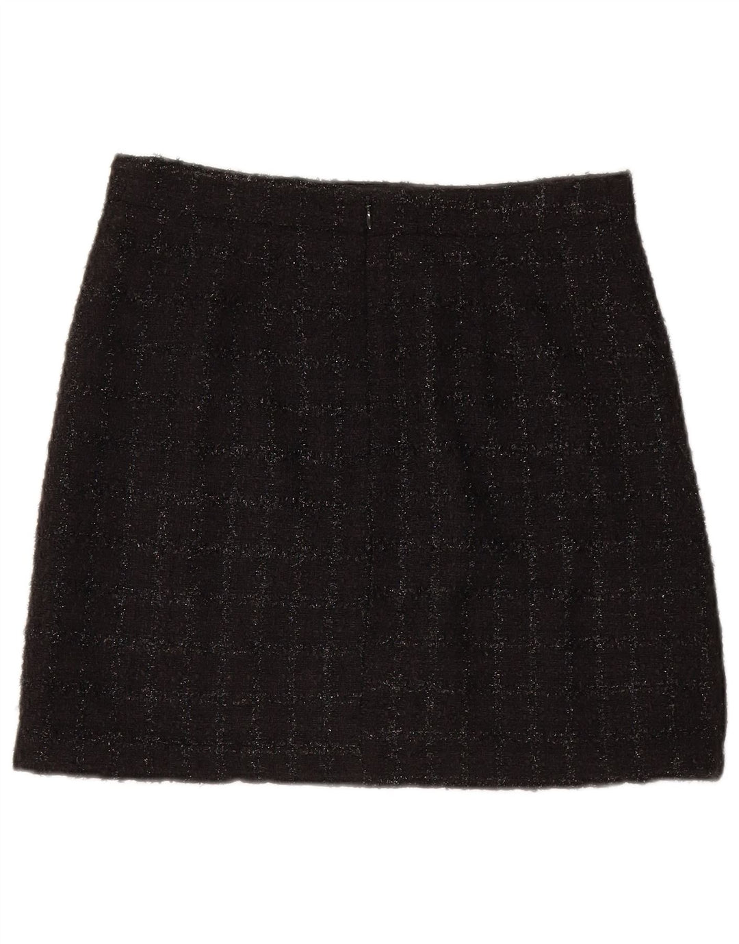Warehouse Γυναικεία Μίνι Φούστα UK 10 Small W28 Black Check Polyester