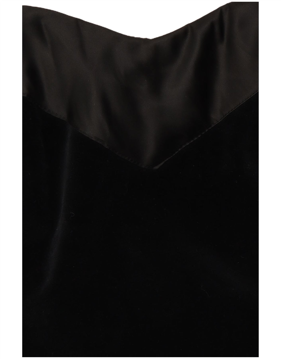 Γυναικείο Velvet Halter φόρεμα VINTAGE UK 10 Small Black