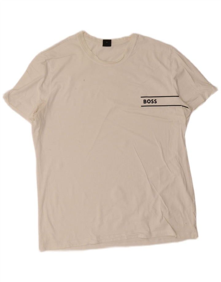 Ανδρικό T-Shirt Hugo Boss Top XL Λευκό
