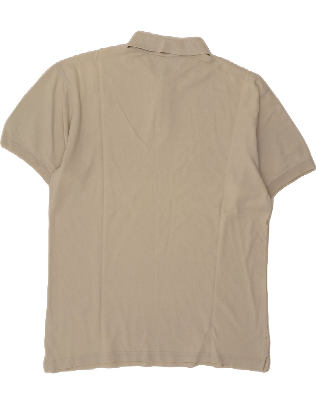 CHAMPION Mens Polo Shirt Large Off White Cotton Vintage Champion and Second-Hand Champion from Messina Hembry 