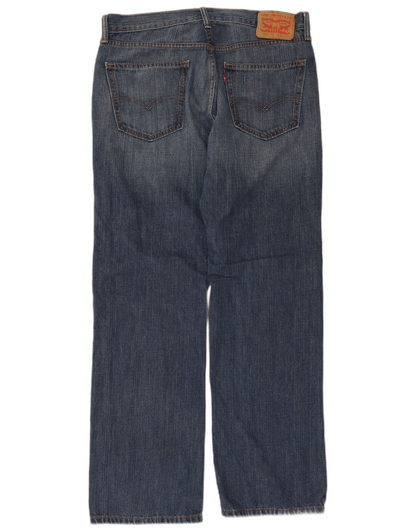 Levi's Mens 559 Relaxed Fit Straight Jeans W34 L32 Μπλε βαμβακερό