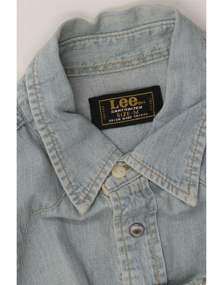 Ανδρικό τζιν πουκάμισο Lee Medium Blue