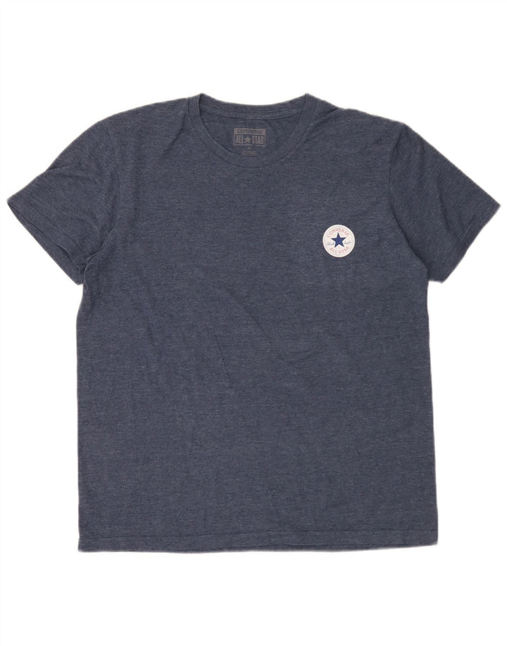 Ανδρικό T-Shirt Converse Chuck Taylor Τοπ μεσαίου μπλε βαμβακερό