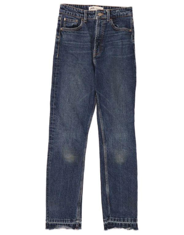 Zara Γυναικείο Slim Jeans EU 34 XS W24 L28 Navy Blue