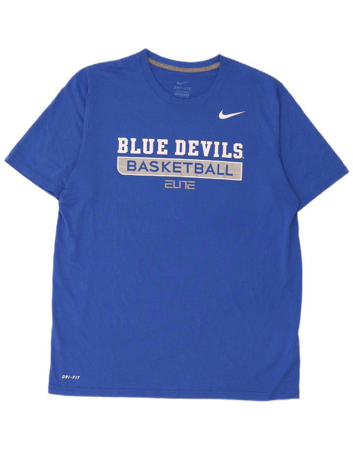 Ανδρικό μπλουζάκι μπέιζμπολ Nike Nike Blue Devils Top Large Polyester