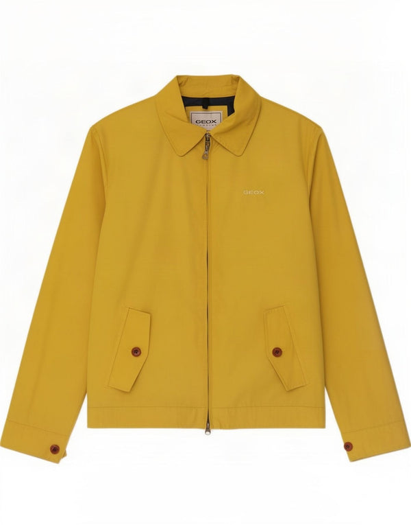 Ανδρικό μπουφάν Geox Respira Windbreaker UK 40 Large Yellow Polyester