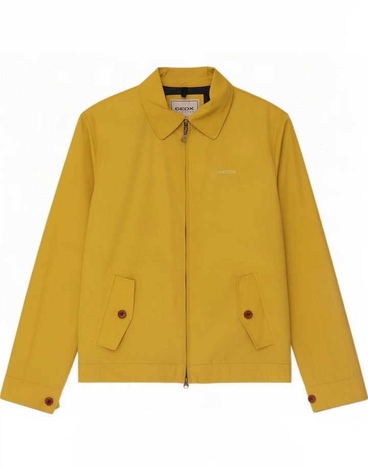 Ανδρικό μπουφάν Geox Respira Windbreaker UK 40 Large Yellow Polyester