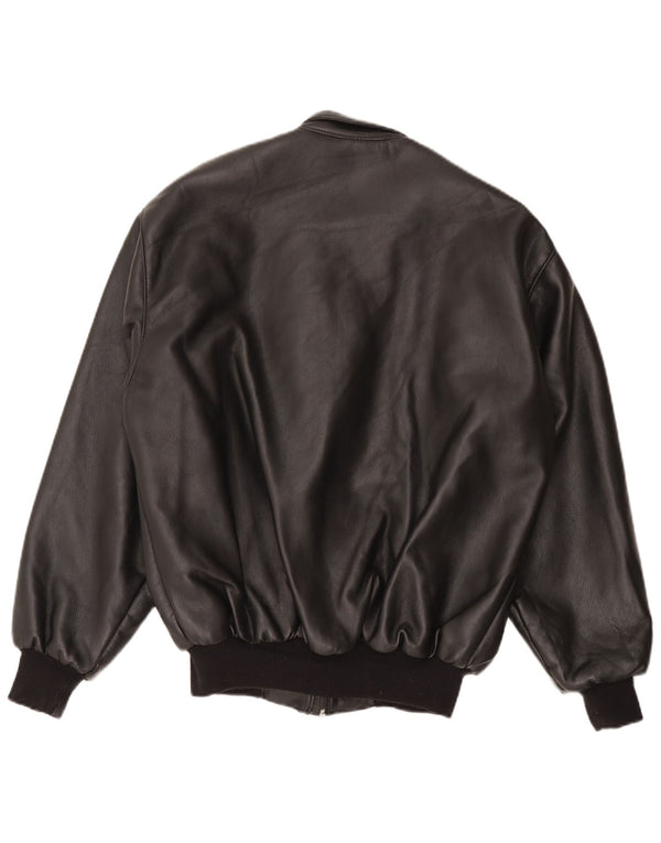 Pervin Ανδρικό Δερμάτινο Μπουφάν UK 42 XL Μαύρο