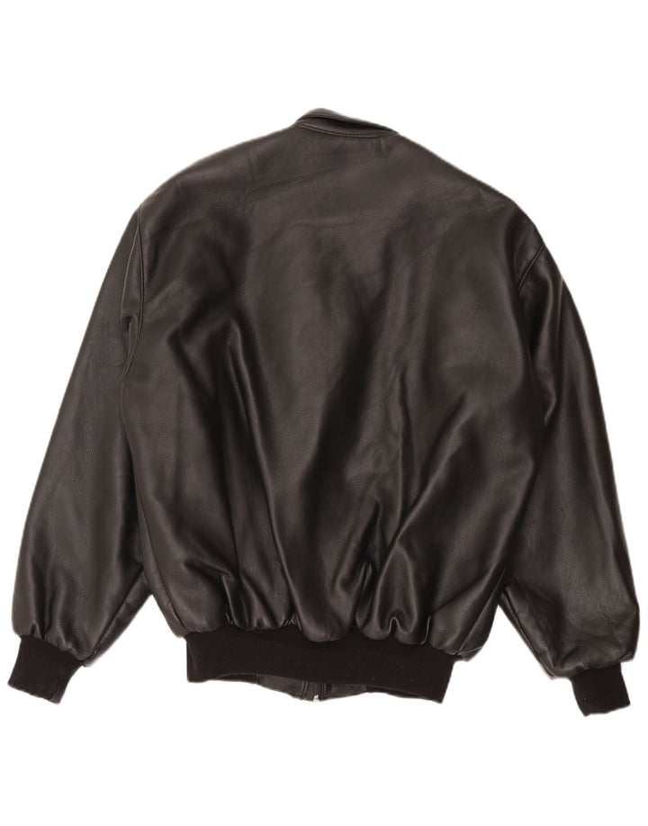 Pervin Ανδρικό Δερμάτινο Μπουφάν UK 42 XL Μαύρο