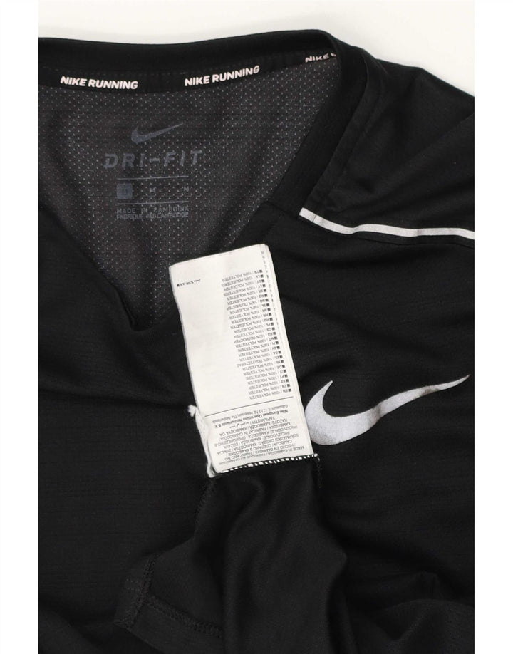 Ανδρικό τοπ Nike Dri Fit Μακρυμάνικο μεσαίο μαύρο πολυεστέρας