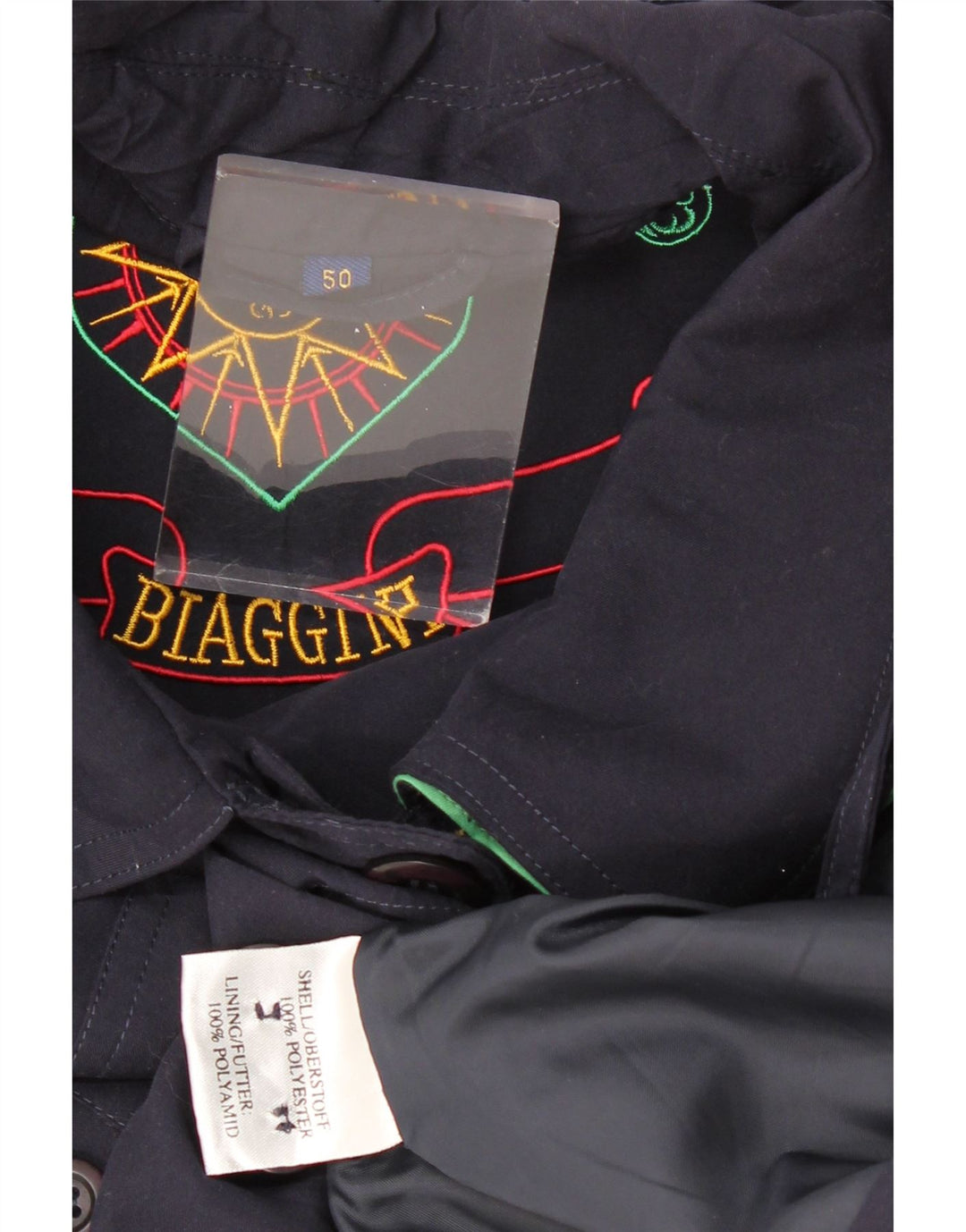 BIAGGINI Γυναικείο υπερμεγέθη Bomber Jacket IT 50 XL Navy Blue Polyester