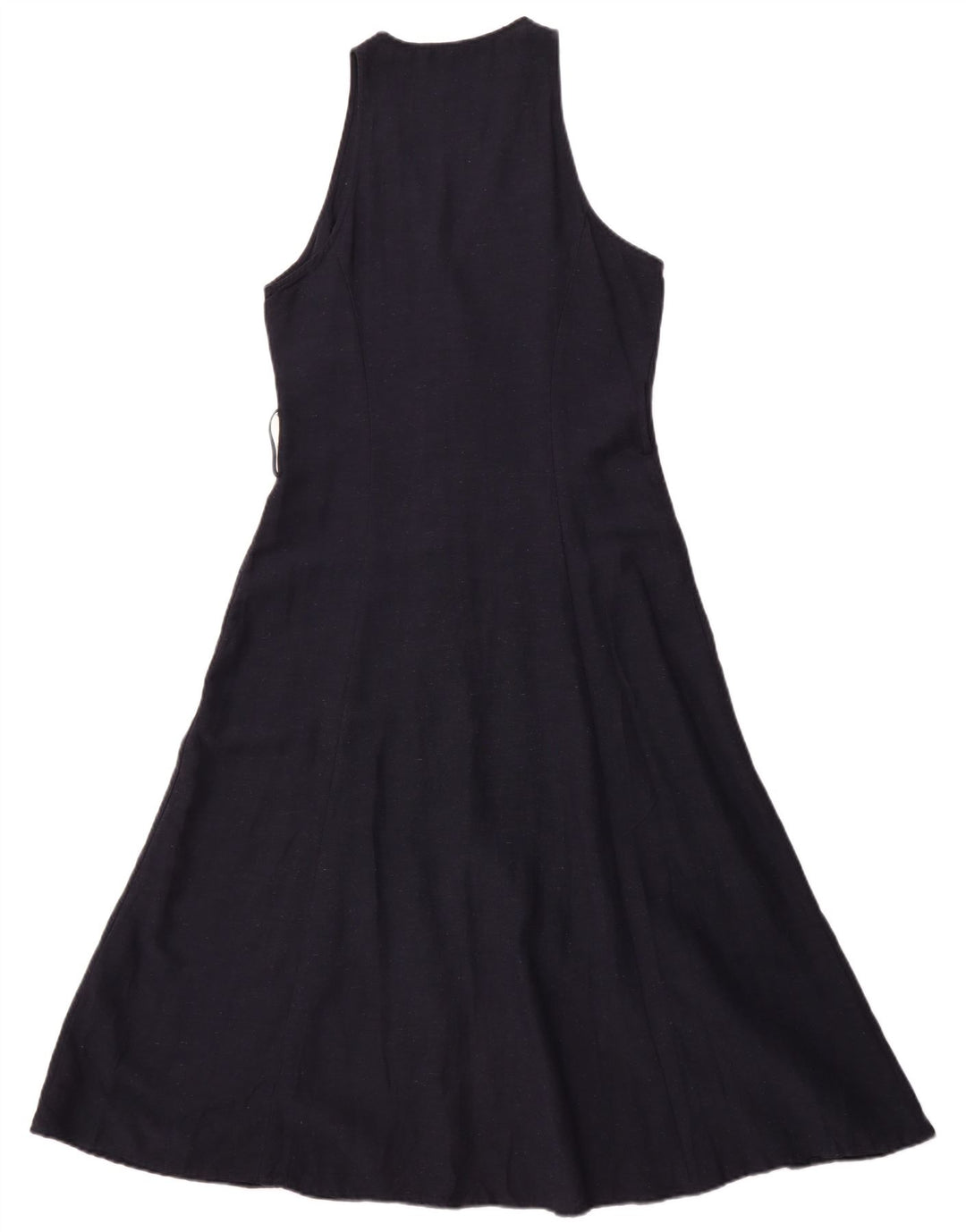 Γυναικείο Αμάνικο Maxi Φόρεμα ZARA UK 10 Small Black Viscose