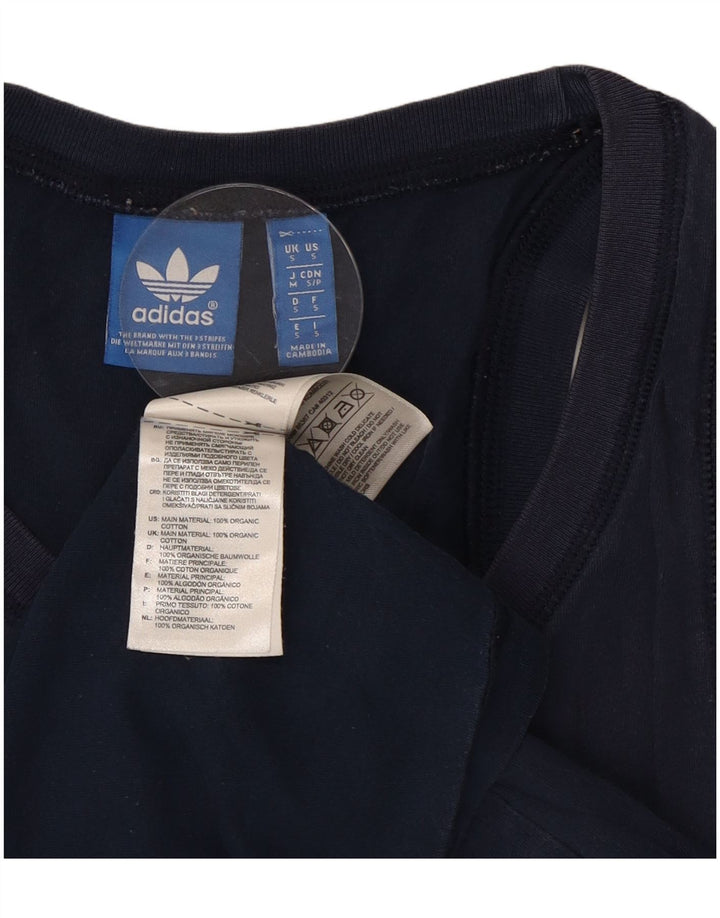 Ανδρικό γραφικό γιλέκο Adidas Μικρό Βαμβακερό Navy Blue