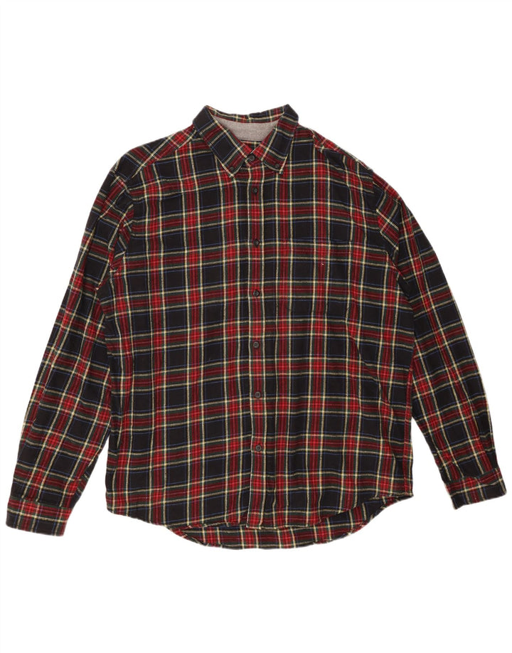 EDDIE BAUER Ανδρικό φανελένιο πουκάμισο XL πολύχρωμο βαμβακερό καρό