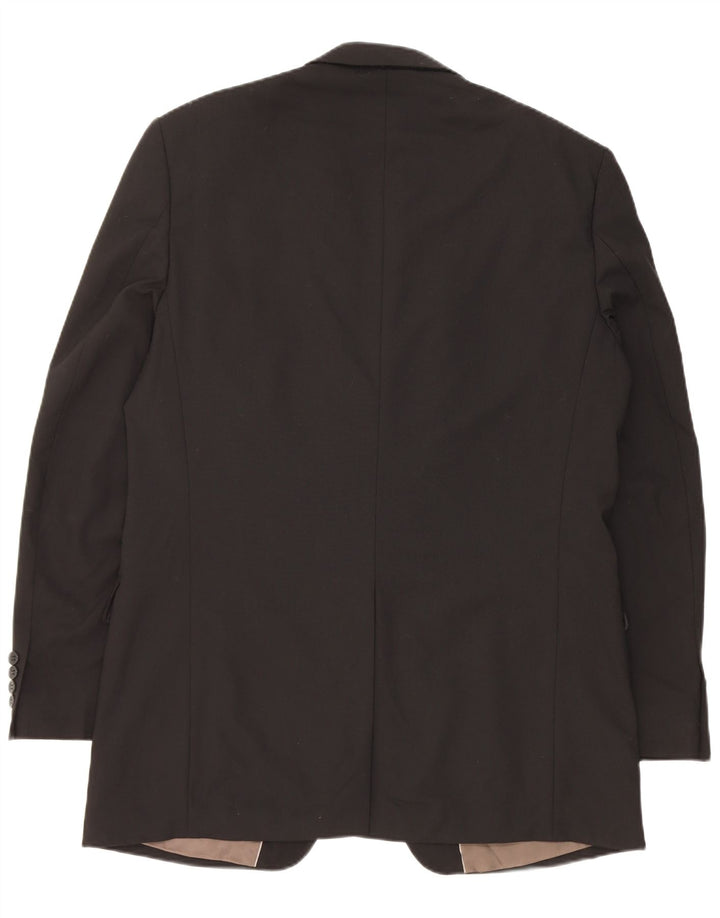Marks & Spencer Ανδρικό μπουφάν blazer UK 42 μεγάλο μαύρο πολυεστέρα