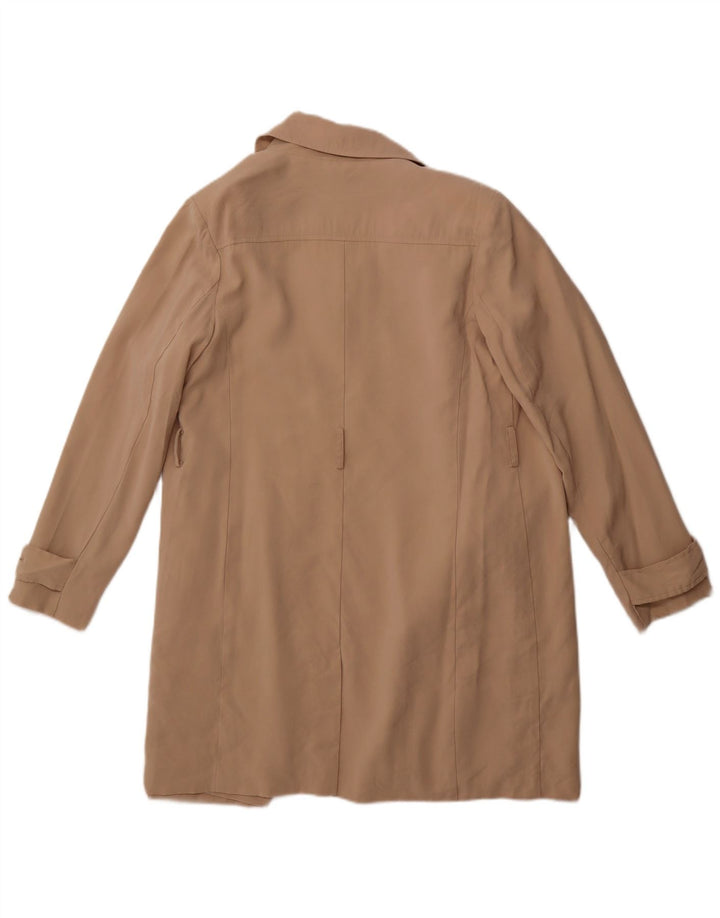 BANANA REPUBLIC Γυναικεία ανοιχτή καμπαρντίνα UK 14 μεσαία μπεζ βισκόζη