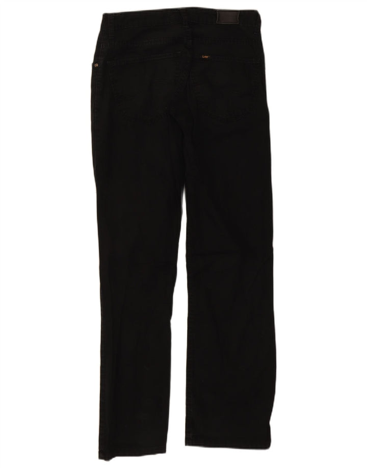 LEE Womens Cameron Straight Jeans W30 L28  Black Cotton