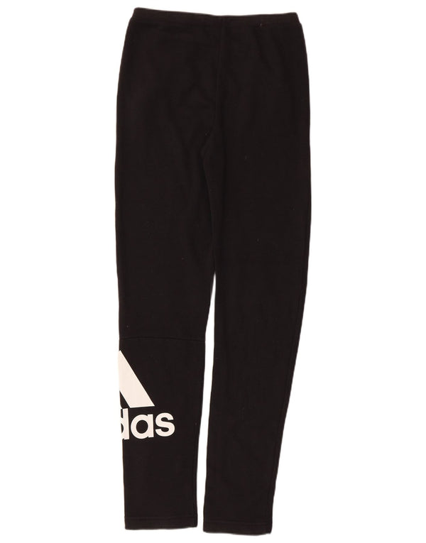 Παντελόνι αθλητικής φόρμας Adidas Graphic 13-14 ετών Μαύρο βαμβακερό