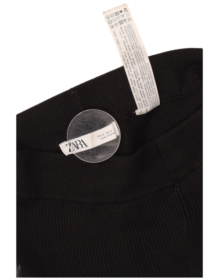 Zara Γυναικείο Κολάν UK 8 Small Black Viscose