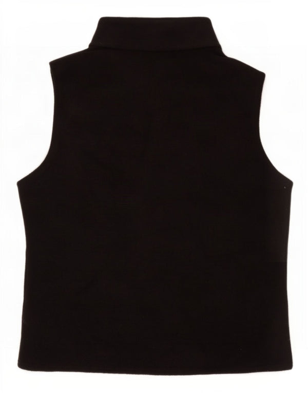 Marks & Spencer Γυναικεία Fleece Gilet UK 16 Large Black Polyester