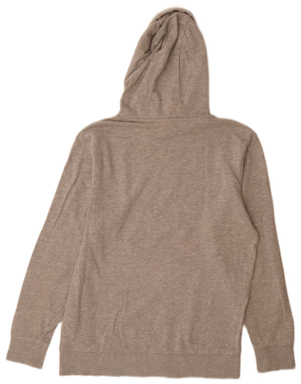 Jack & Jones Ανδρικό γραφικό με κουκούλα, μεγάλο γκρι βαμβακερό χρώμα