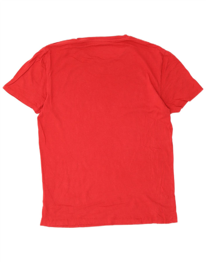 Ανδρικό T-Shirt Wrangler Top Μεσαίο κόκκινο βαμβακερό