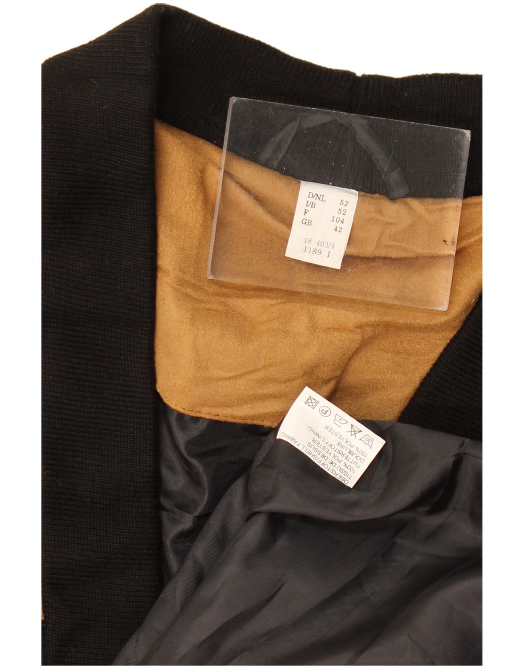 VINTAGE Ανδρικό μπουφάν UK 42 XL Μαύρο Colourblock Polyester