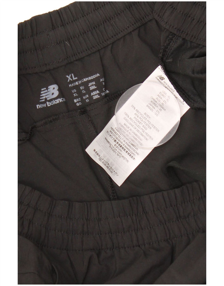 Ανδρική αθλητική φόρμα New Balance Παντελόνι Joggers XL Μαύρο Πολυεστέρα
