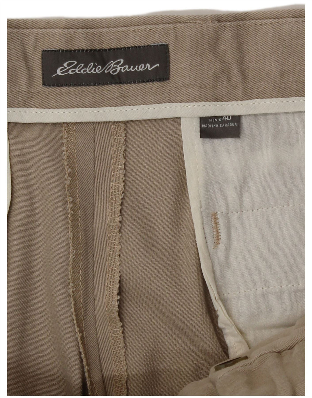 Ανδρικό ίσιο παντελόνι Chino Eddie Bauer W40 L30 Beige