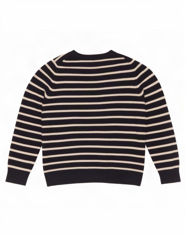 Marks & Spencer Γυναικείο πουλόβερ με λαιμόκοψη UK 14 Large Navy Blue