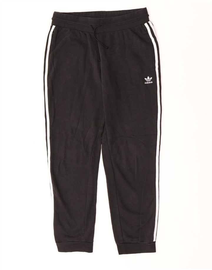 Ανδρική φόρμα Adidas Παντελόνι Joggers Μεσαίο μαύρο βαμβακερό