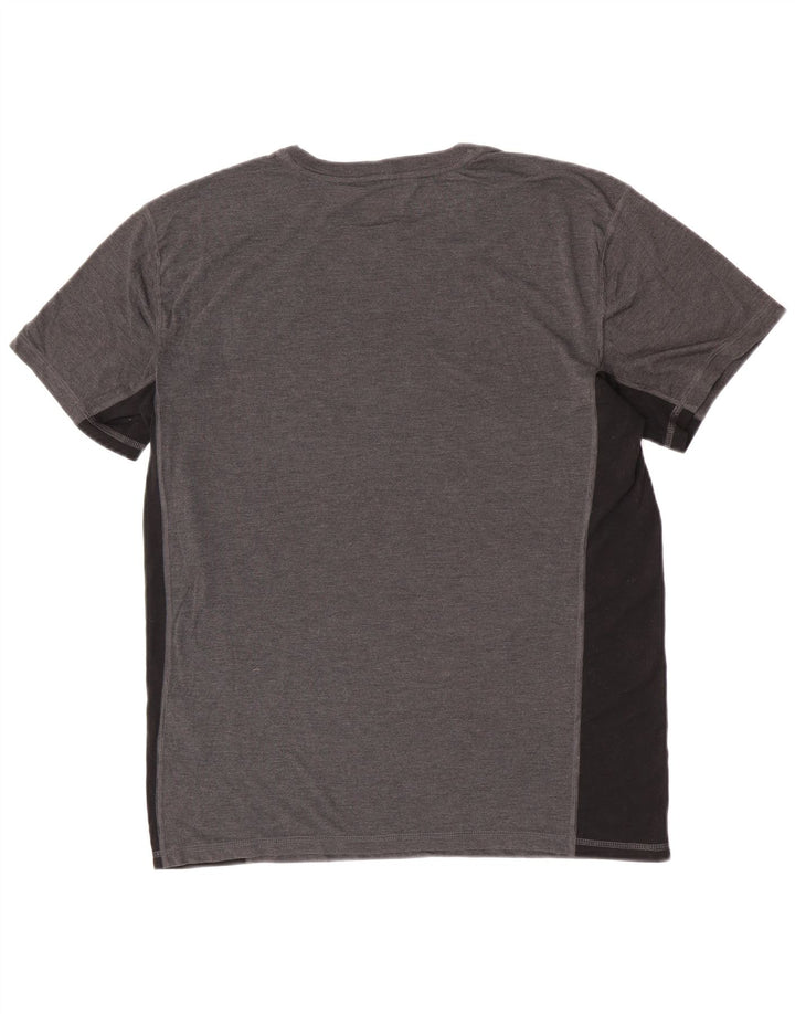 Ανδρικό T-Shirt Carhartt με Χαλαρή Εφαρμογή Top Medium Grey Colorblock Πολυεστέρας
