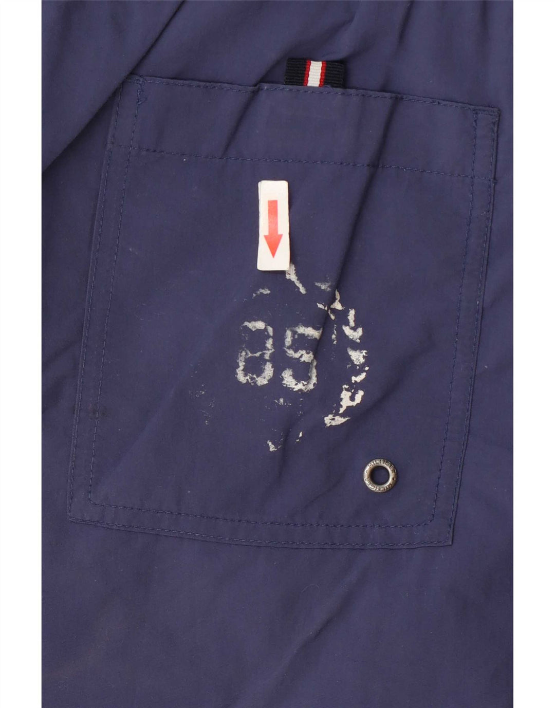 Ανδρικό σορτς κολύμβησης Tommy Hilfiger Graphic Cargo μεσαίο μπλε ναυτικό