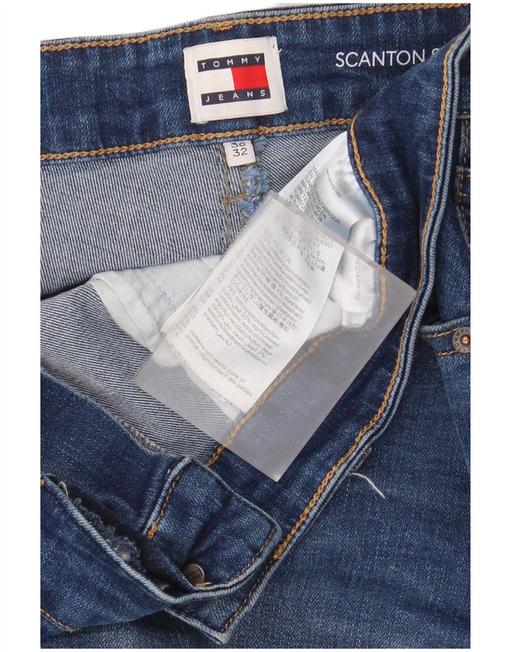 TOMMY HILFIGER Ανδρικό Scanton Slim Jeans W36 L32 Μπλε βαμβακερό