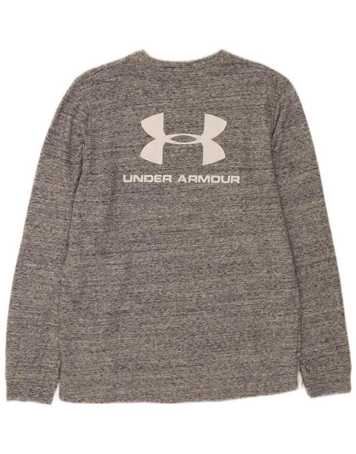 Ανδρικό γραφικό φούτερ Under Armour, μεσαίο γκρι βαμβακερό