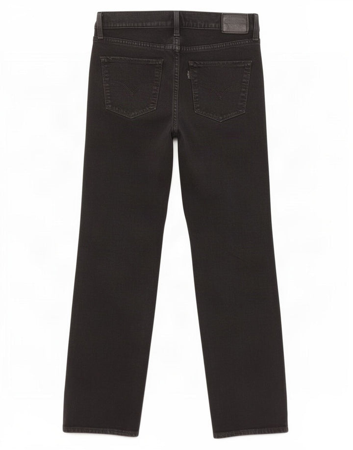 Levi's Womens 314 Shaping Straight Jeans W29 L28 Μαύρο