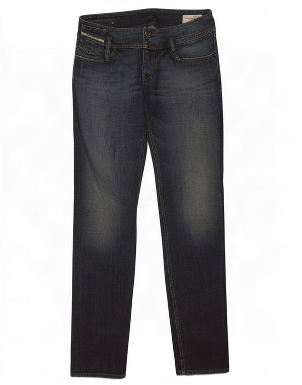 Diesel Γυναικεία Skinny Jeans UK 14 Large W32 L34 Navy Blue Cotton