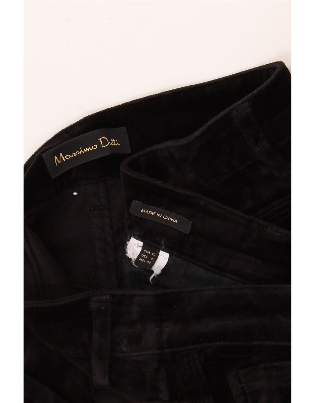 MASSIMO DUTTI Γυναικείο Skinny Casual Παντελόνι EU 40 Medium W30 L27 Μαύρο